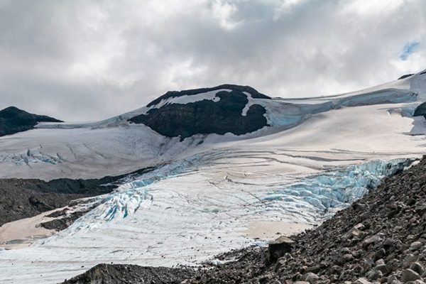Ewing’s team was located two hours north of Reykjavik in the Icelandic highlands near a trio of glaciers. (Photo by Nick Wilson, Texas A&M Marketing and Communications.)