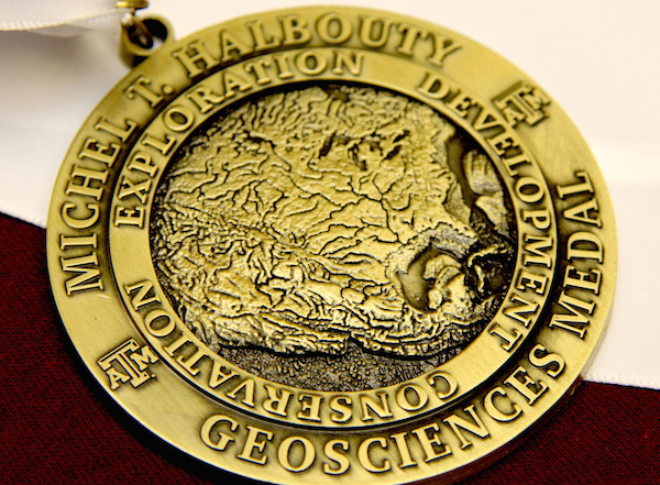 The Michel T. Halbouty Geosciences Medal.