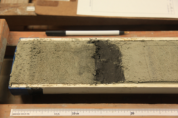 Deep ocean floor sediment cores hold chemical clues to Earth's past.