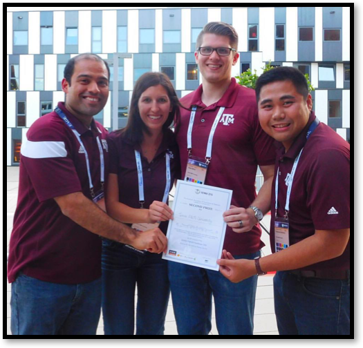 Grad students place 2nd at Global EAGE competition