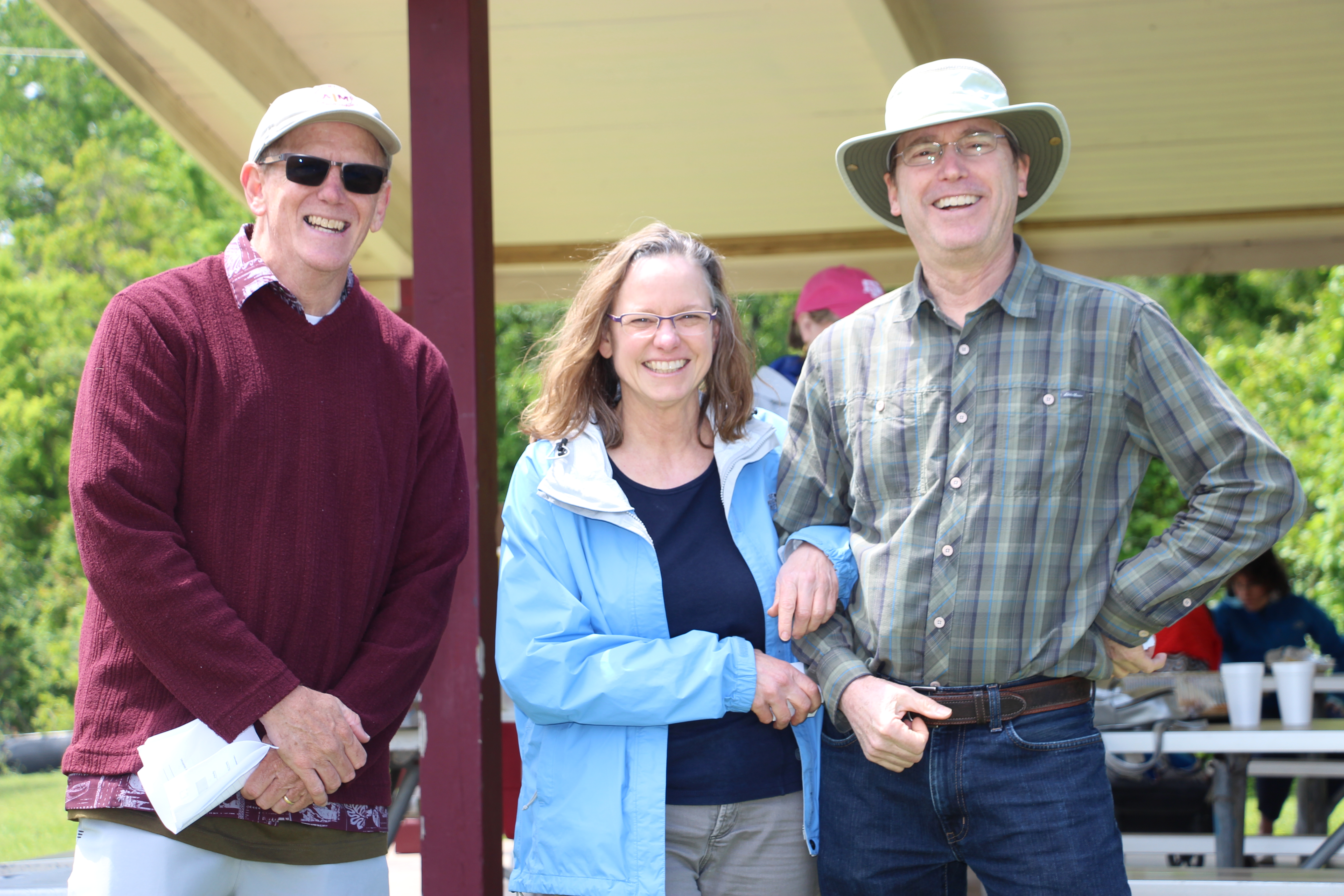 Drs. Judi and Fred Chester with Department Head, Dr. Mike Pope