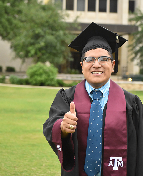 Joseph Trujillo is graduating with degrees in meteorology and Spanish this May. (All photos courtesy of Joseph Trujillo.)
