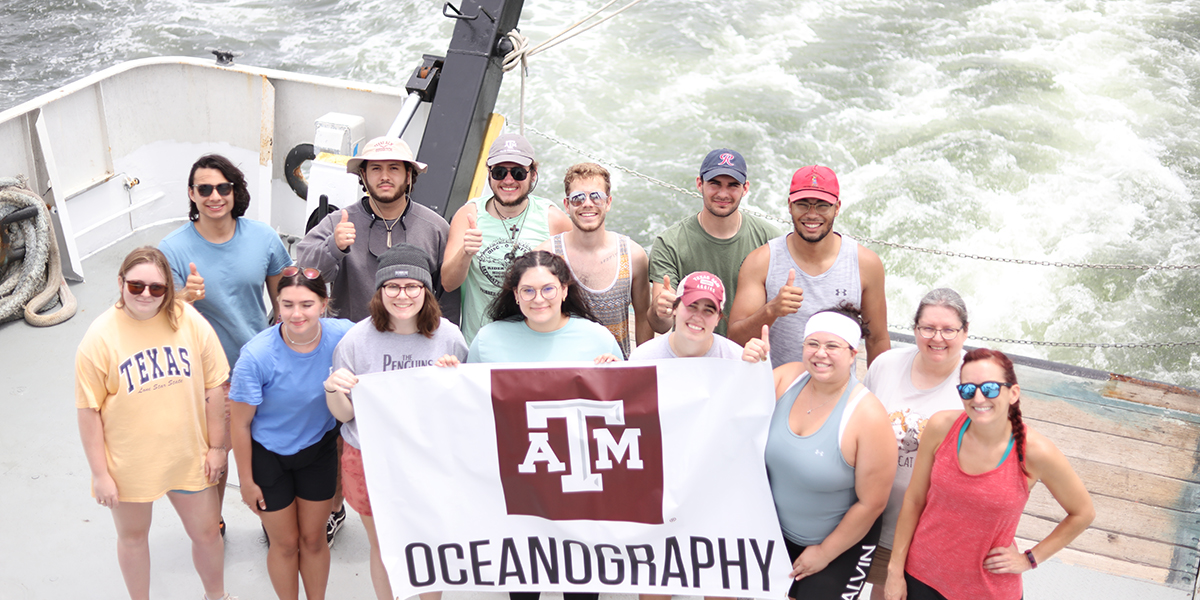 Jose Martinez (top left) attending the Schade Cruise of 2021. Image credit: Dr. Chrissy Wiederwohl.