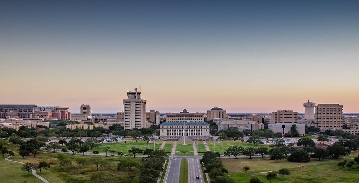 Texas A&M University campus. (Photo courtesy of Texas A&M.)