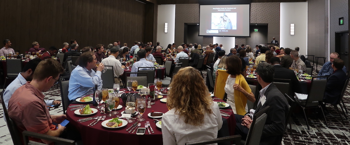 The Berg-Hughes Center for Petroleum and Sedimentary Systems 10th Anniversary Celebration and Research Symposium, at the Texas A&M Hotel and Conference Center. (Photo by Ali Snell)