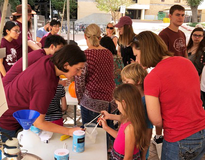 Volunteers Bring the Geosciences to Texas A&M Chemistry Open House