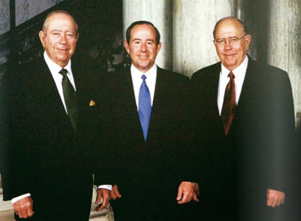Dan A. Hughes, Sr., Dan Allen Hughes, Jr., and Dudley Hughes. 