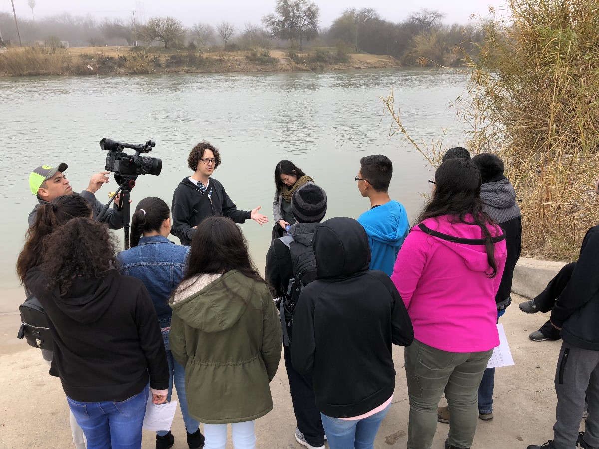 Dr. Jason Sylvan teaching the students at Rio Grande (Photo courtesy of Dr. Jason Sylvan)