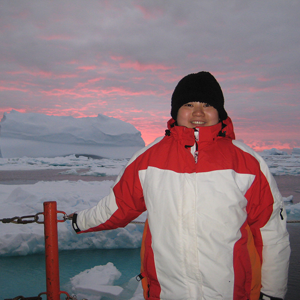 Dr. Yina Liu ’13, assistant professor of oceanography. (Photos couresy of Liu.)