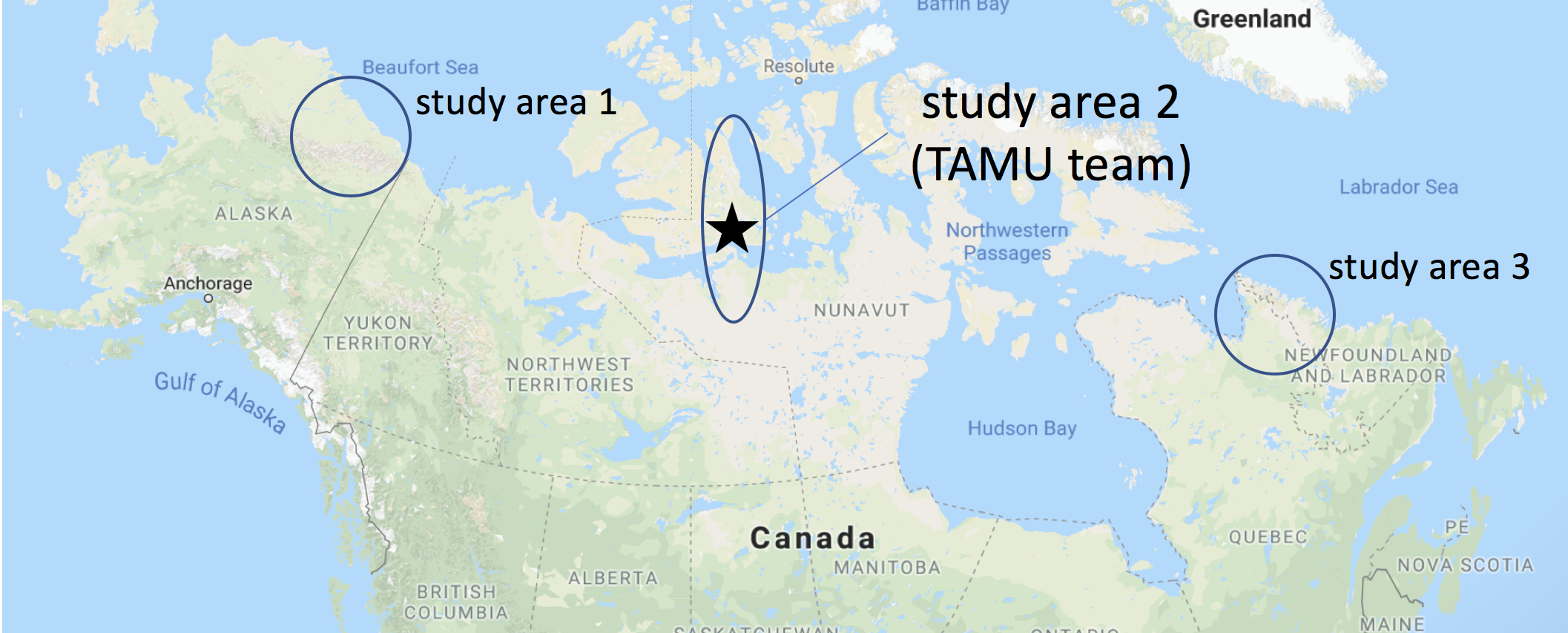 The Texas A&M research team studying Arctic soils will gather meteorological, ecological and paleoecological data in Cambridge Bay, Nunavut. 