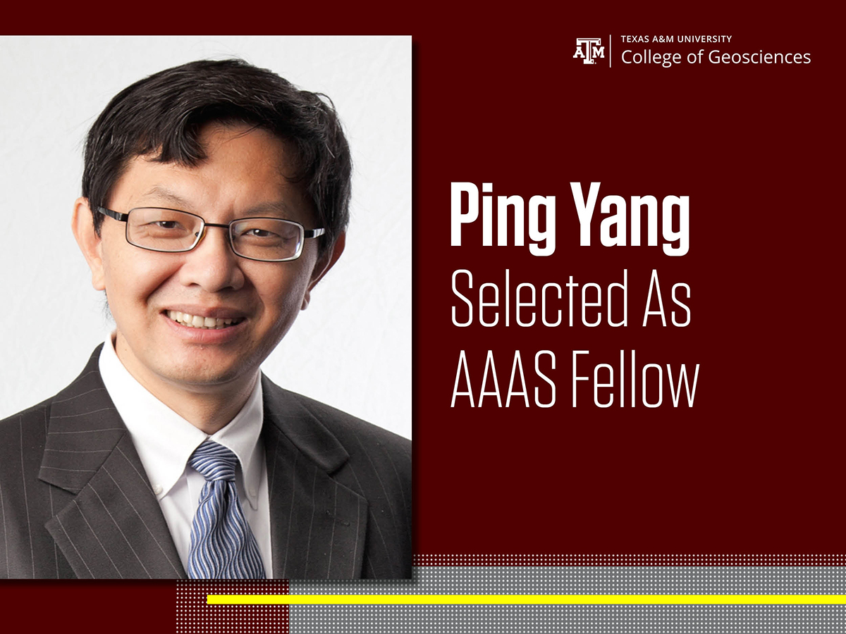 Dr. Ping Yang has been selected as a AAAS Fellow.
