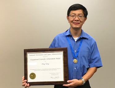 Ping Yang Receives NASA Exceptional Scientific Achievement Medal 