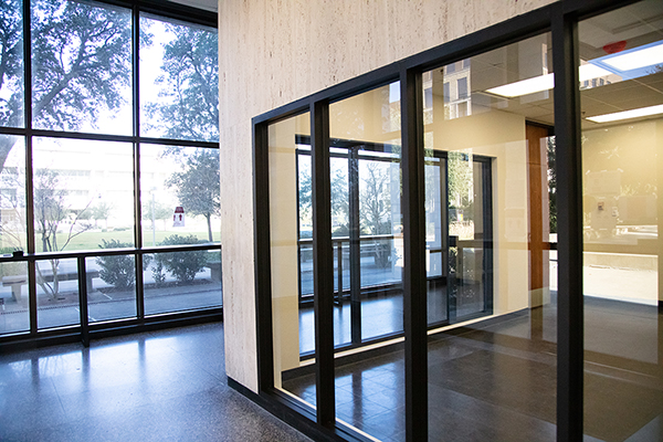 Nov. 19: The nearly completed space on the first floor of the O&M Building.