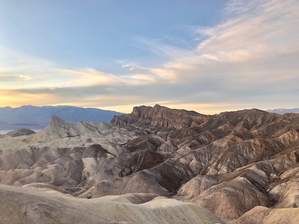 The view from Zabriskie Point in Death Valley National Park, CA. (Photo courtesy of Claire Martin.)