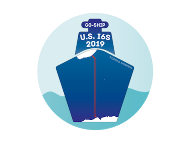 The U.S. GO-SHIP 2019 I6S Cruise logo. (Courtesy of Dr. Alejandro Orsi.)