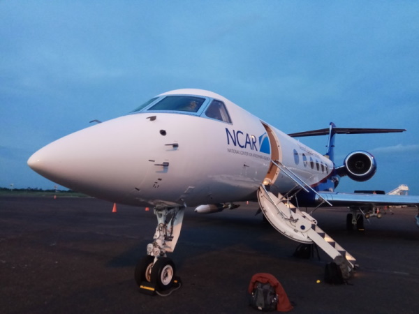 NSF/NCAR Gulfstream-V aircraft. (All Photos courtesy of Lidia Huaman-Chuquihuaccha.)