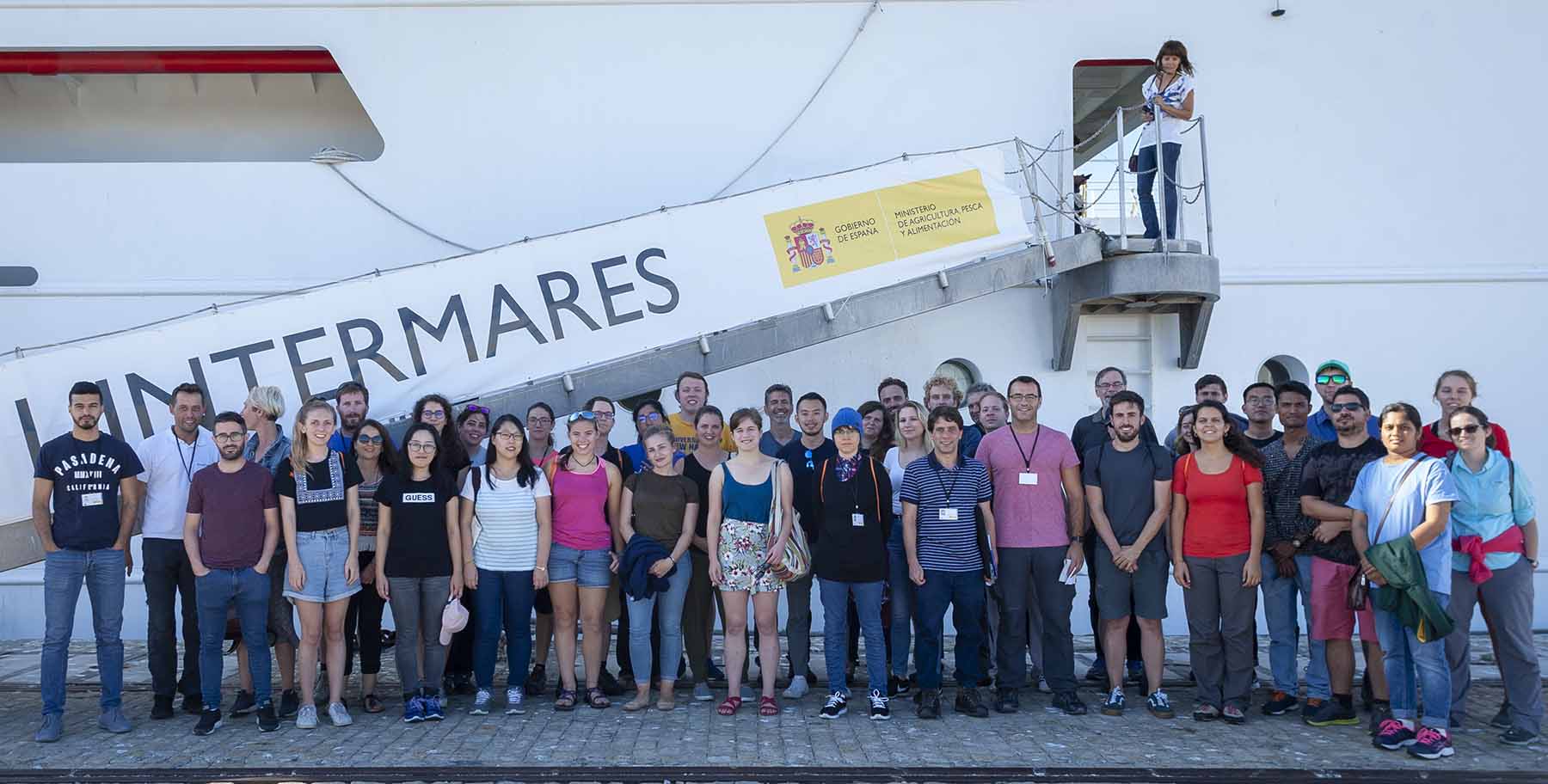 Group photo of the 2019 GEOTRACES International Summer School class. (Photo courtesy of Campus del mar.)