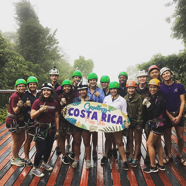 The Texas A&M Geosciences Costa Rica trip in April 2018.