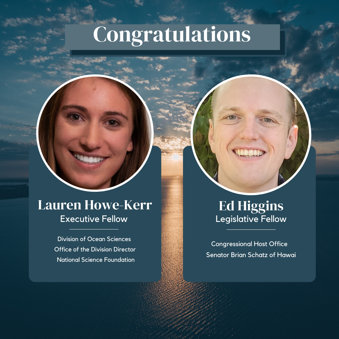 Knauss Marine Policy Finalists Receive Official Host Office Placements   thumbnail