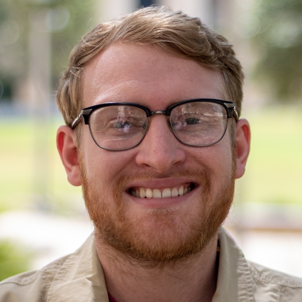 Dr. Tyler Fricker. (Photo by Chris Mouchyn, College of Geosciences.)