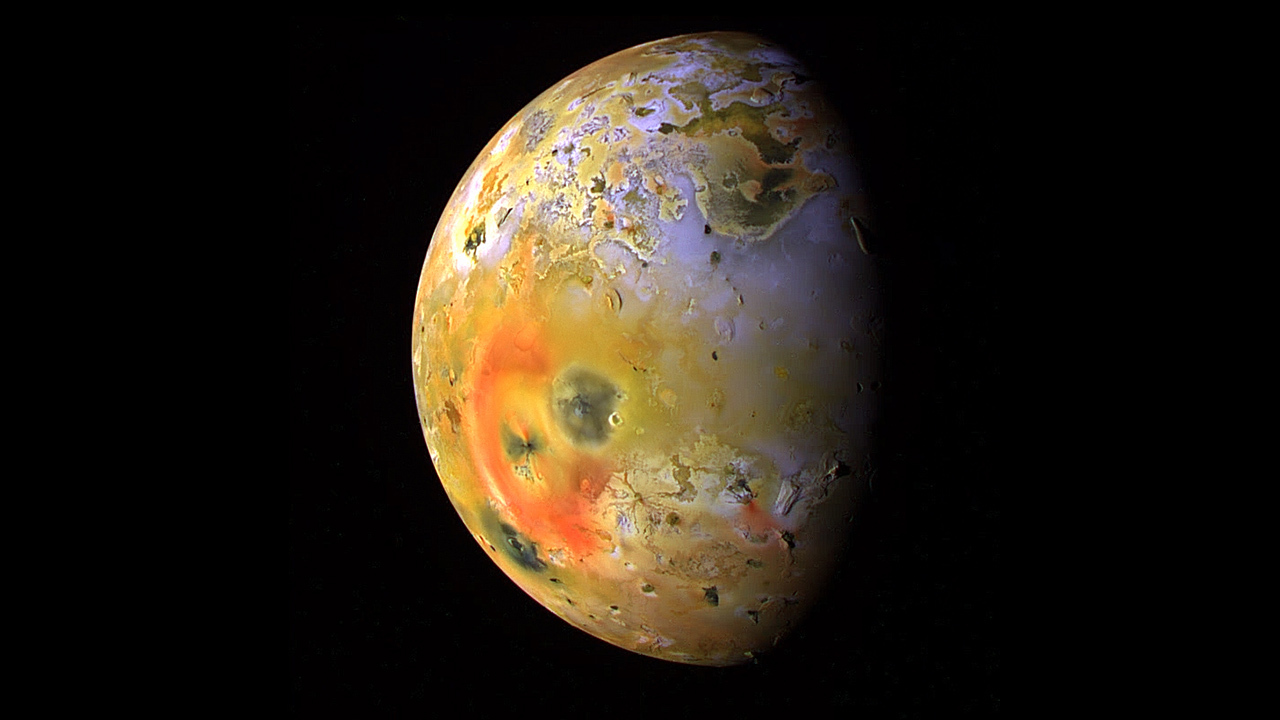 Photo taken of Io from NASA's Galilleo mission